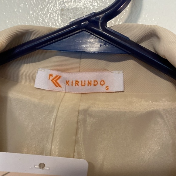 KIRUNDO Blazer Long Sleeve Open Front Work Suit Office Blazer Jacketwith Pockets - Picture 12 of 16